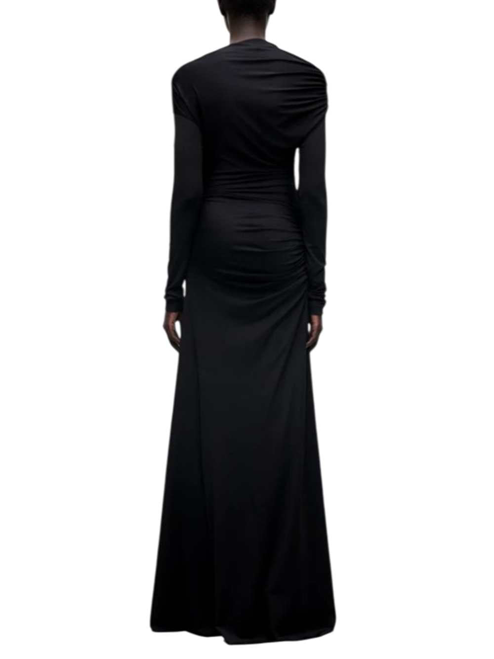 VICTORIA BECKHAM Victoria Beckham Women Black Dress With Draped Shoulders