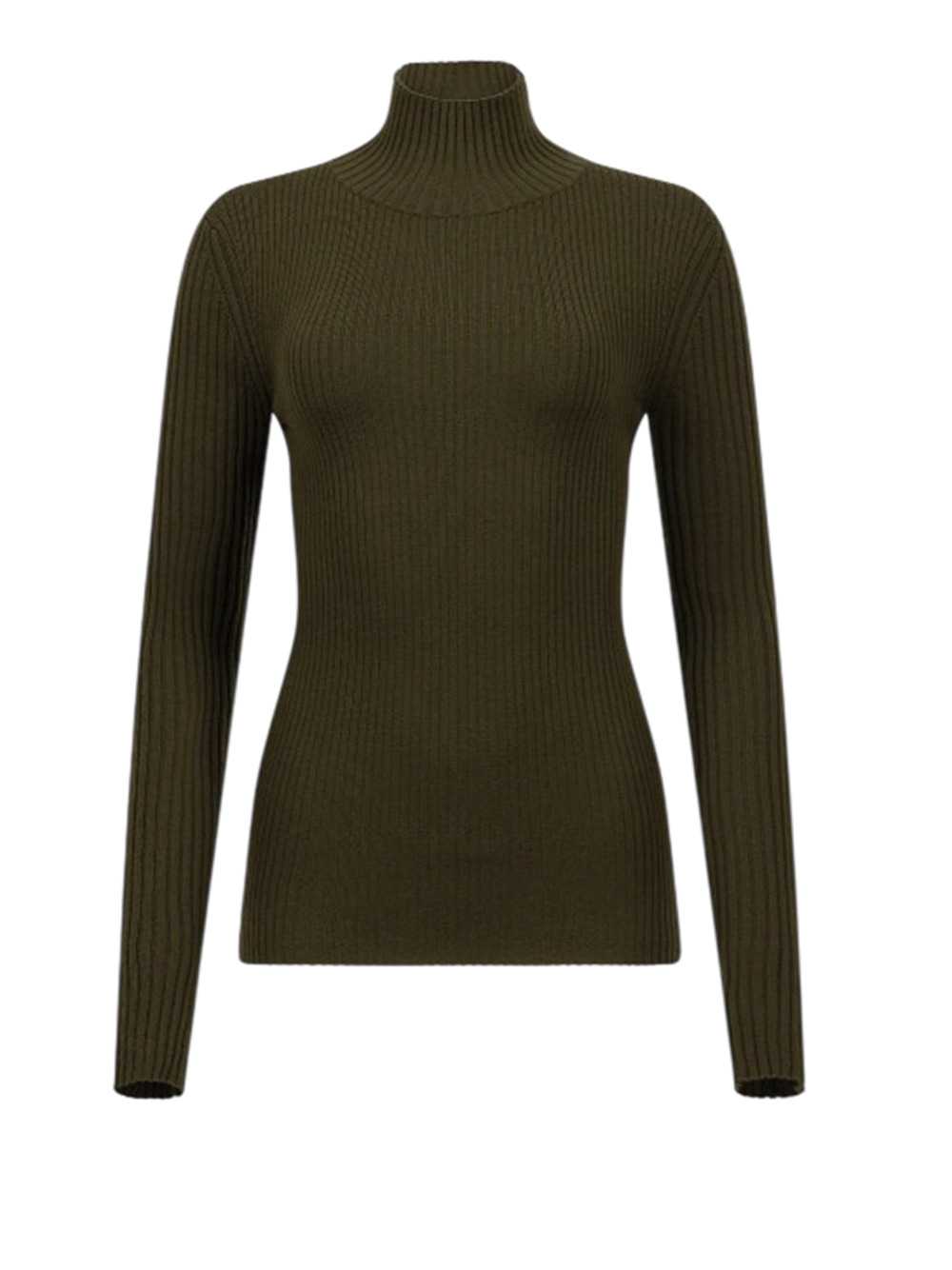 VICTORIA BECKHAM Victoria Beckham Women Green High-Neck Sweater