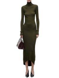 VICTORIA BECKHAM Victoria Beckham Women Green High-Neck Sweater