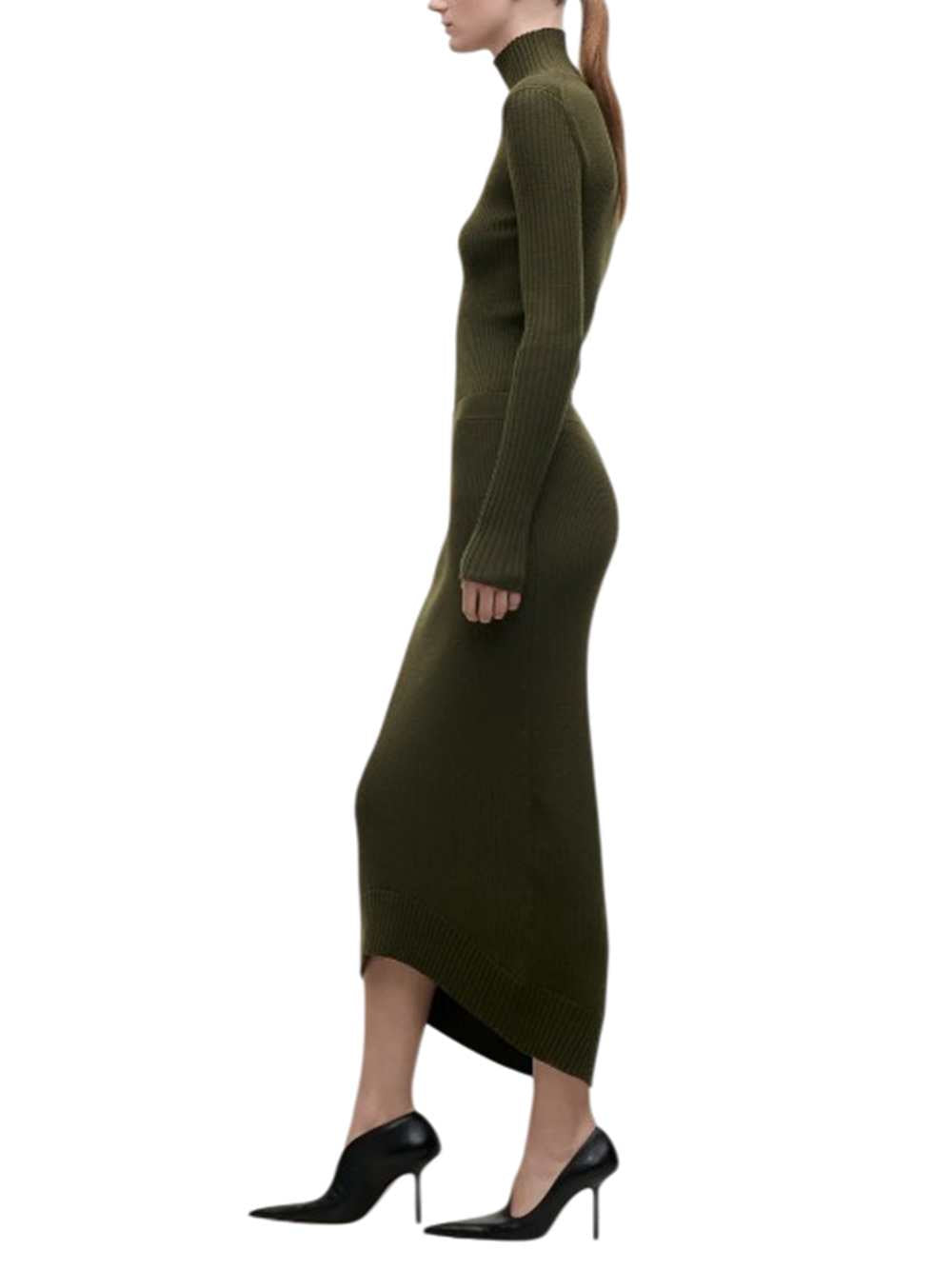 VICTORIA BECKHAM Victoria Beckham Women Green High-Neck Sweater