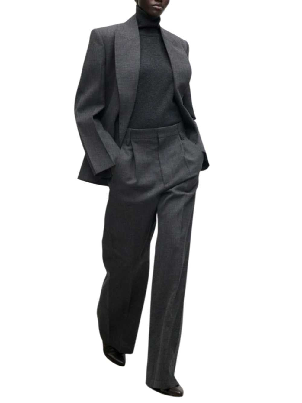 Victoria Beckham Women Roberta Jacket In Dark Grey Mélange
