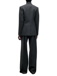 Victoria Beckham Women Roberta Jacket In Dark Grey Mélange