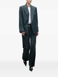 VICTORIA BECKHAM Victoria Beckham Women Petrol-Blue Blazer With Peak Lapels
