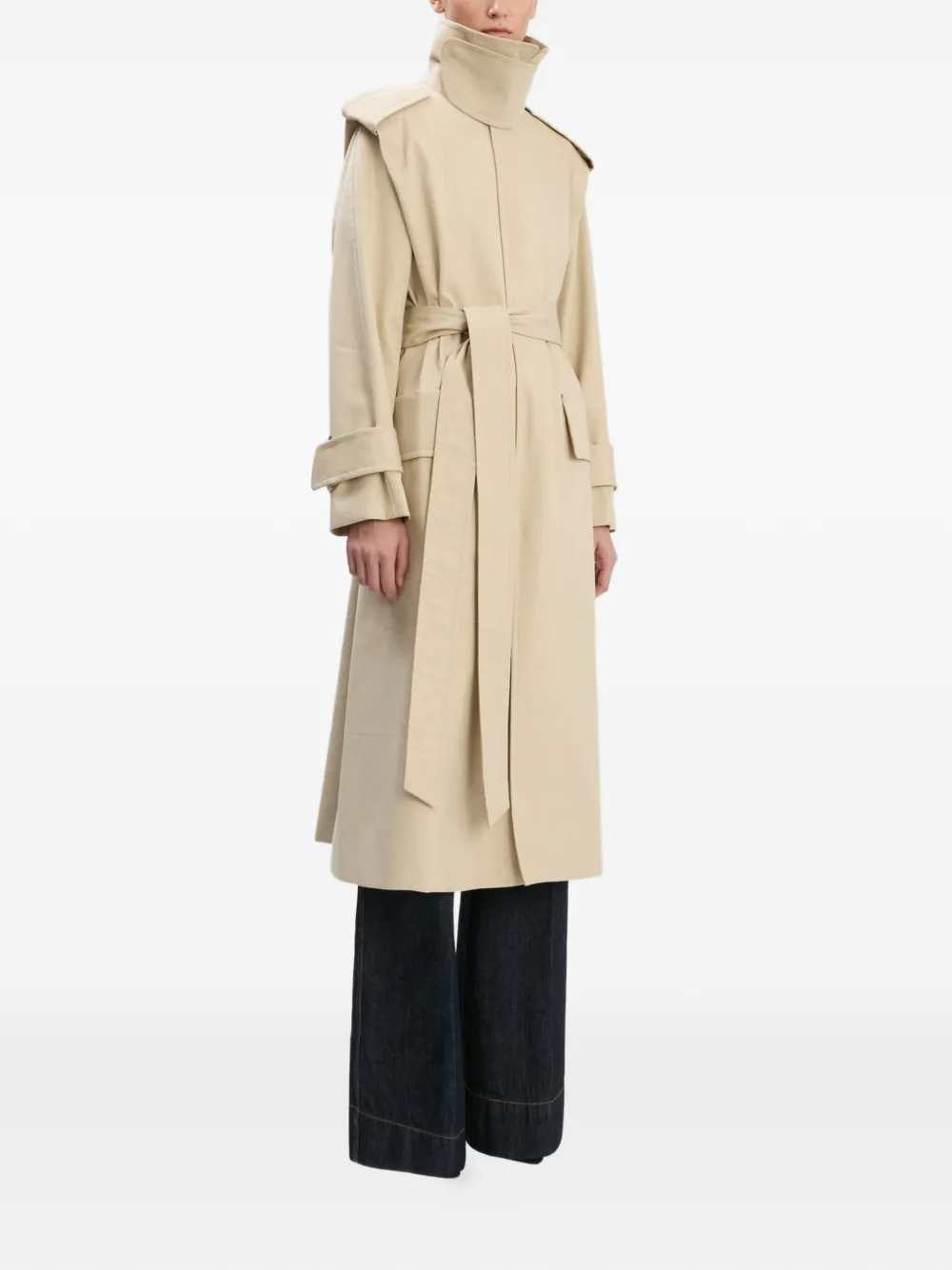 VICTORIA BECKHAM Victoria Beckham Women Philippa Belted Trench Coat