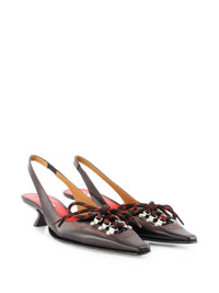 MARNI Marni Women Lace-Up Slingback Pumps