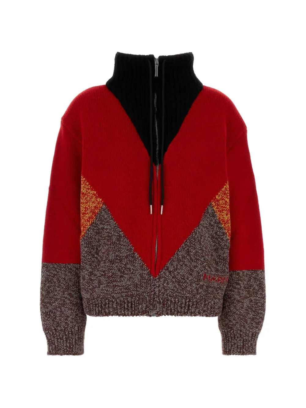 MARNI Marni Women Red Wool And Cashmere Jacket With "M" Detail.