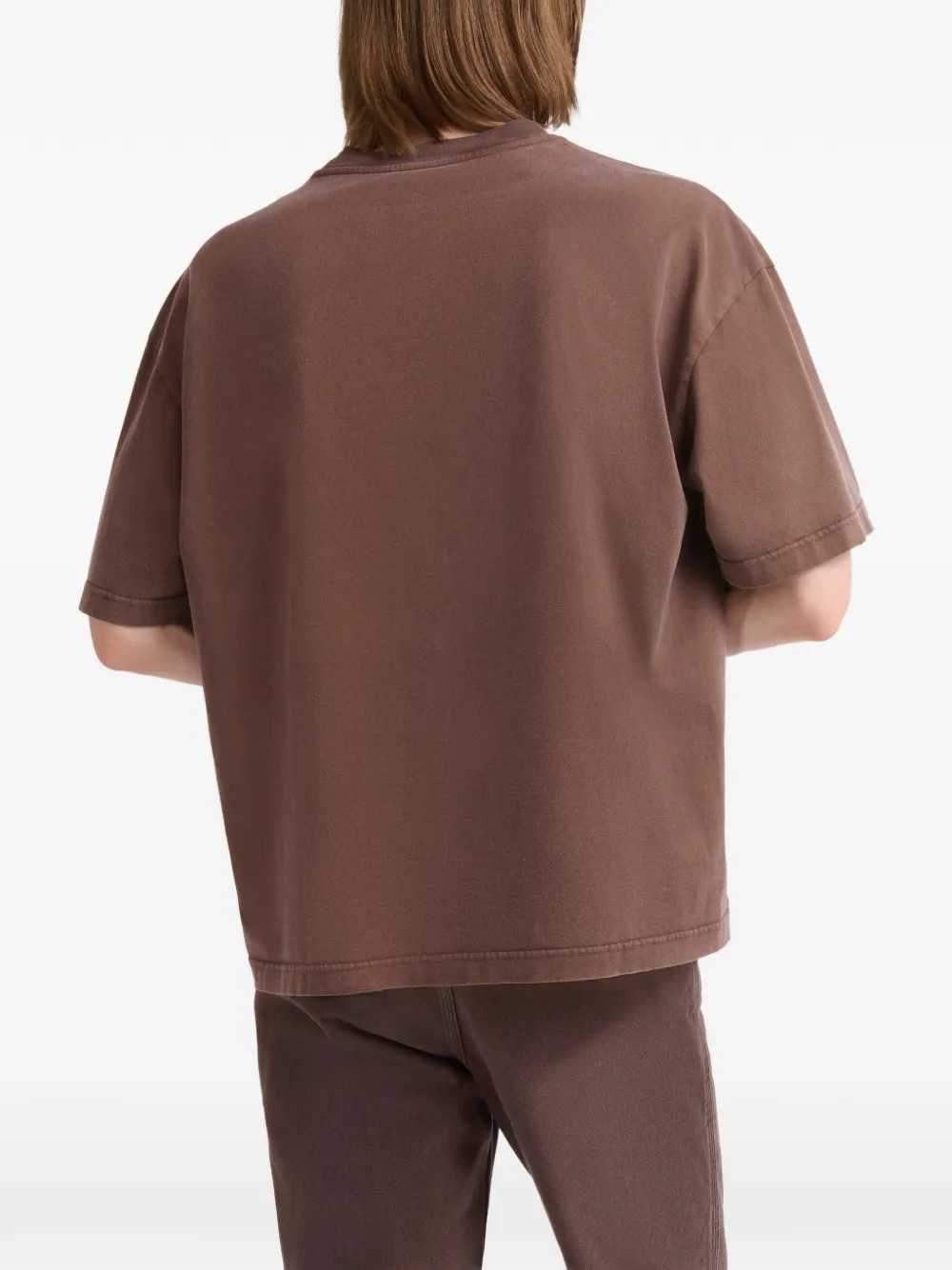 MARNI Marni Men Brown Cotton T-Shirt With Planet Print