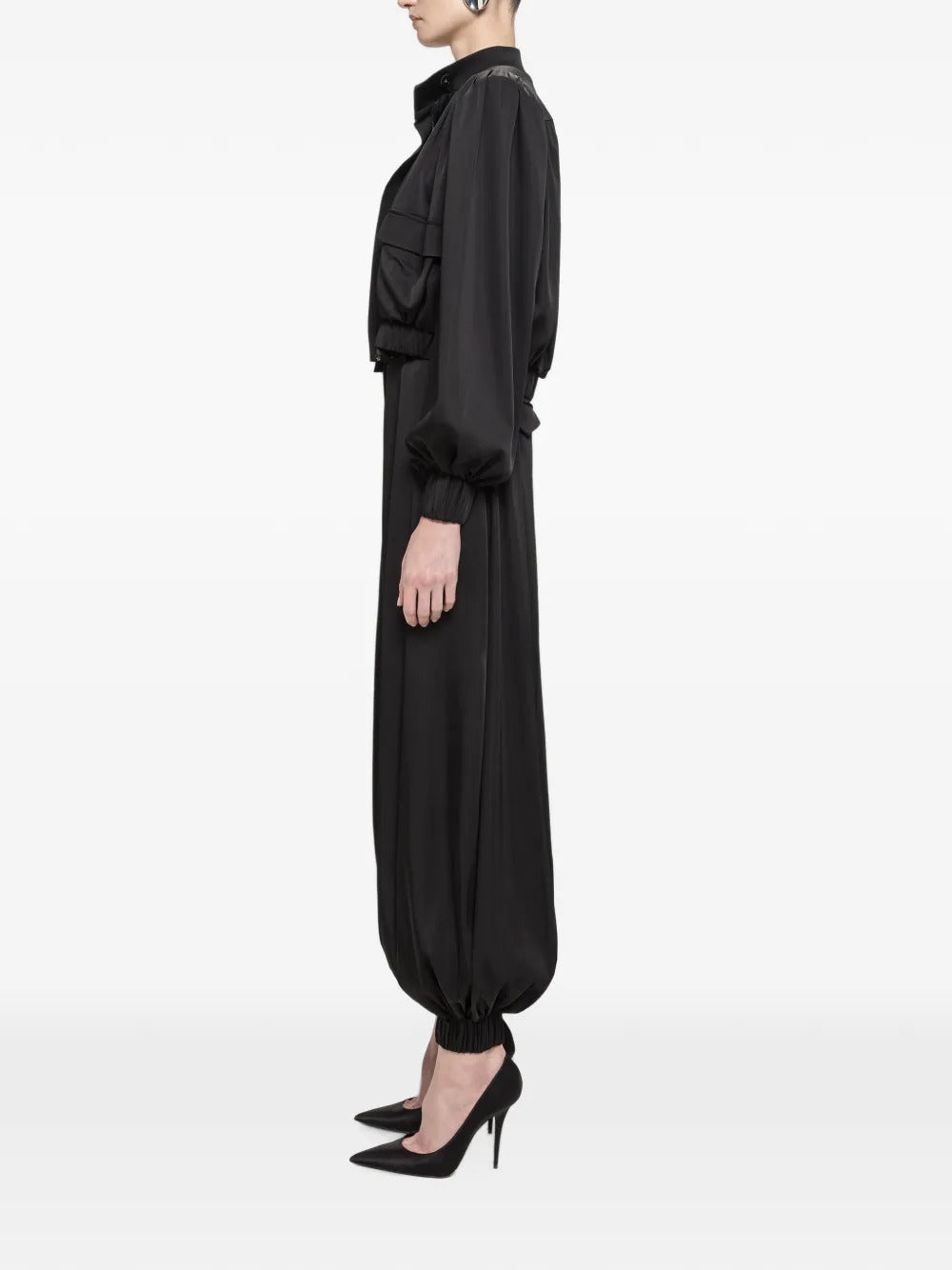 NISSA Nissa Women Oversized Cropped Viscose Jacket