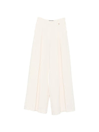 NISSA Nissa Women High-Waisted Wide-Leg Trousers