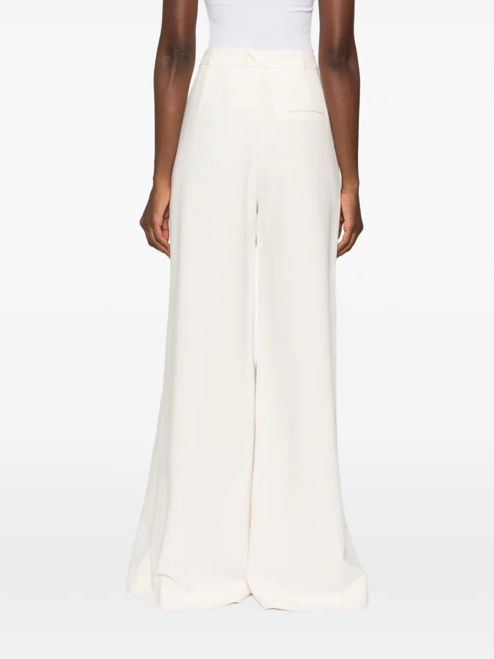NISSA Nissa Women High-Waisted Wide-Leg Trousers