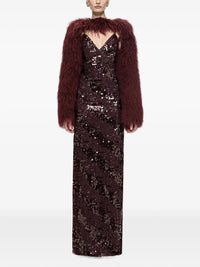 NISSA Nissa Women Sequin-Embellished Backless Maxi Dress