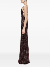 NISSA Nissa Women Sequin-Embellished Backless Maxi Dress