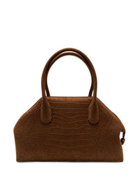 Themoire Women Talia Trunk Medium Tote Bag – Crocodile Effect