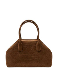 Themoire Women Talia Trunk Medium Tote Bag – Crocodile Effect