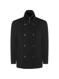 MONTECORE Montecore Men Double-Breasted High-Neck Coat
