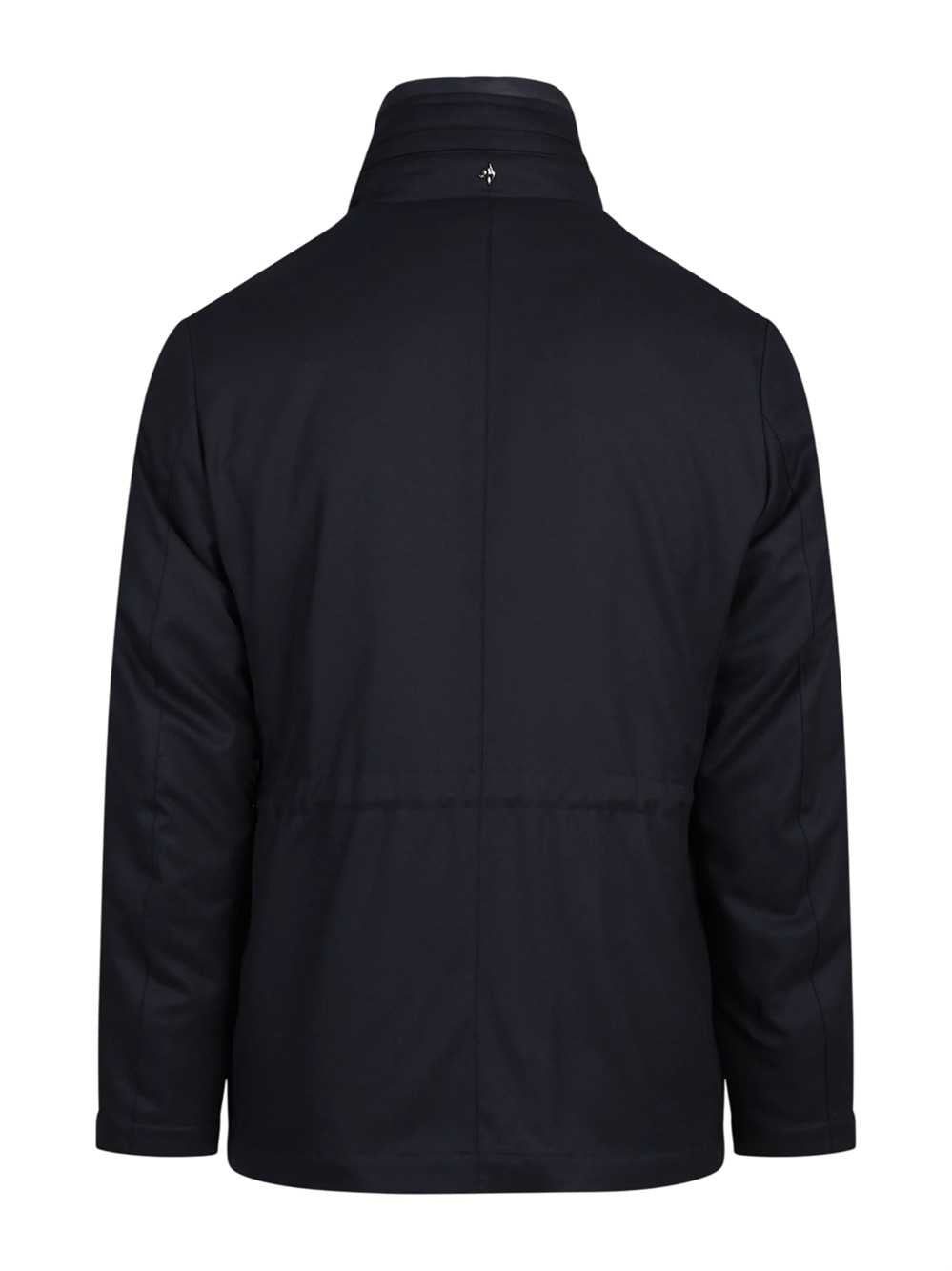 Montecore Men Blue Virgin Wool Padded Jacket