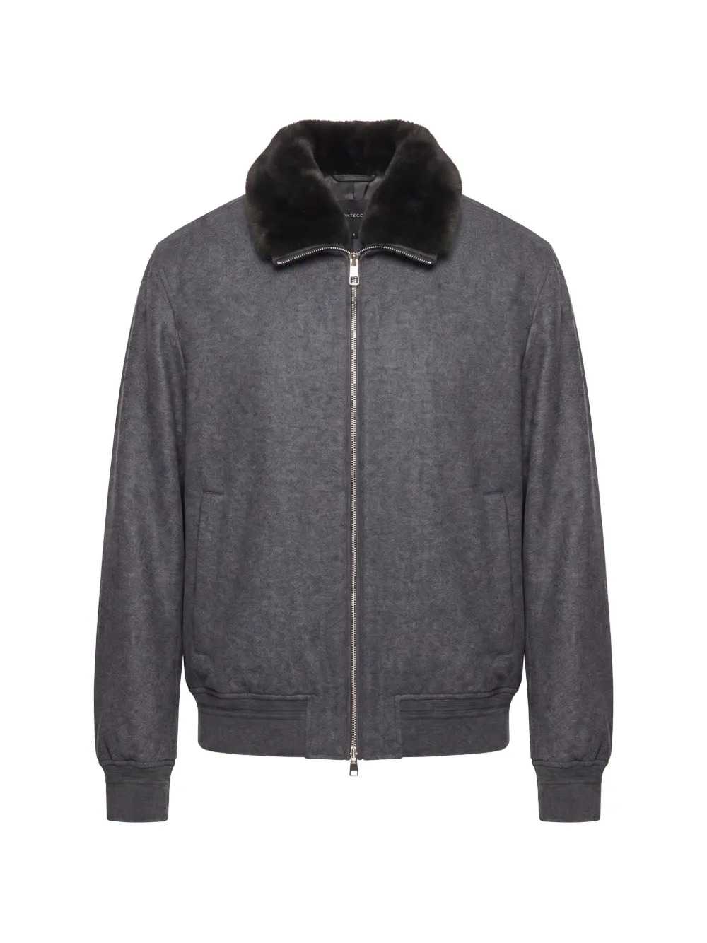 Montecore Men Faux-Fur Collar Bomber Jacket