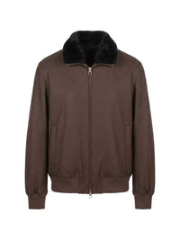 Montecore Men Faux-Fur Collar Bomber Jacket