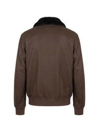 Montecore Men Faux-Fur Collar Bomber Jacket