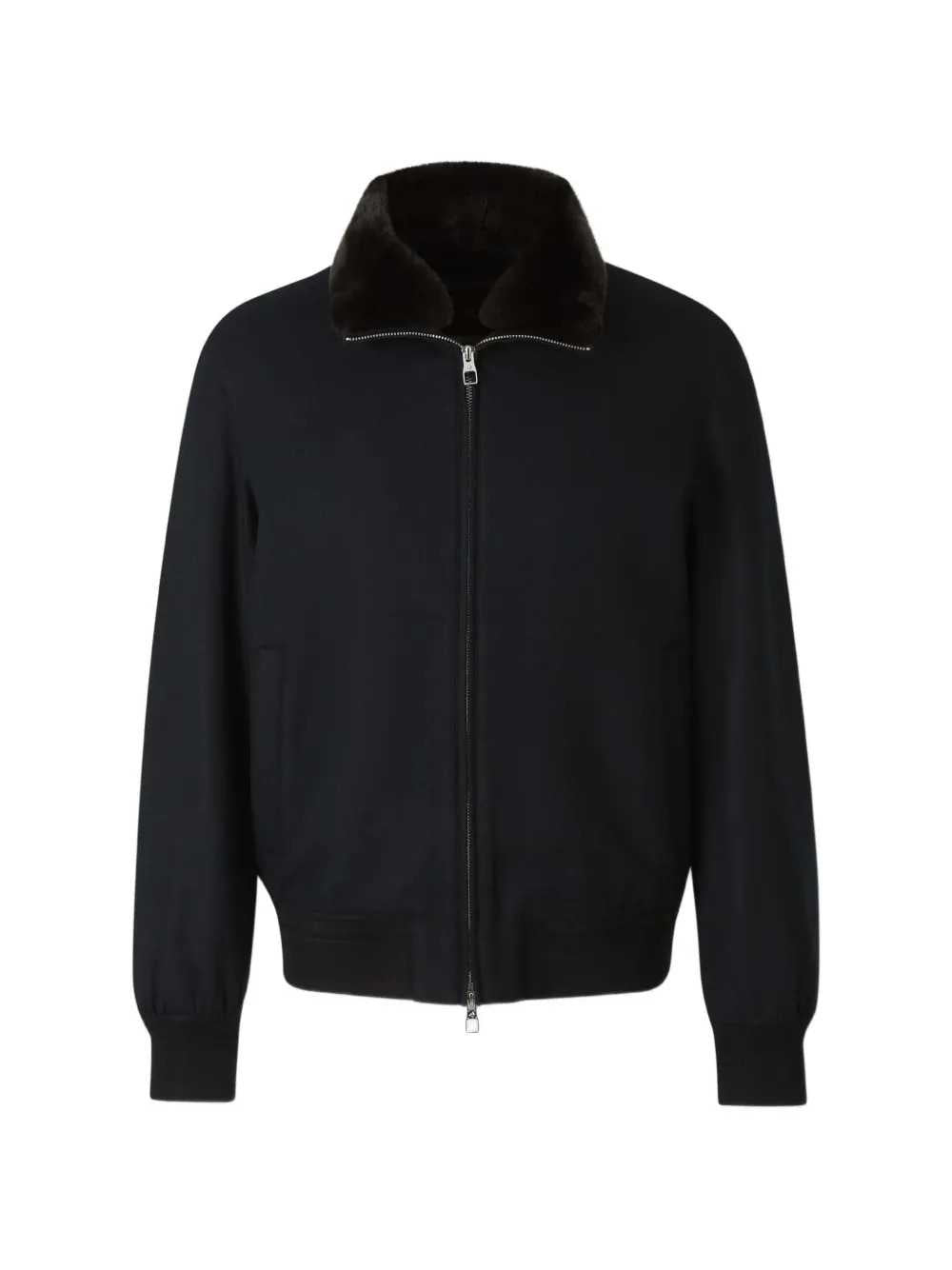 Montecore Men Faux-Fur Collar Bomber Jacket