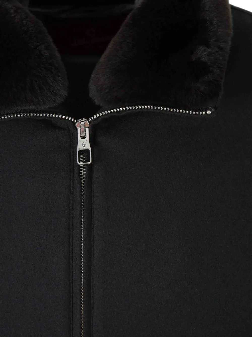 Montecore Men Faux-Fur Collar Bomber Jacket