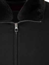 Montecore Men Faux-Fur Collar Bomber Jacket