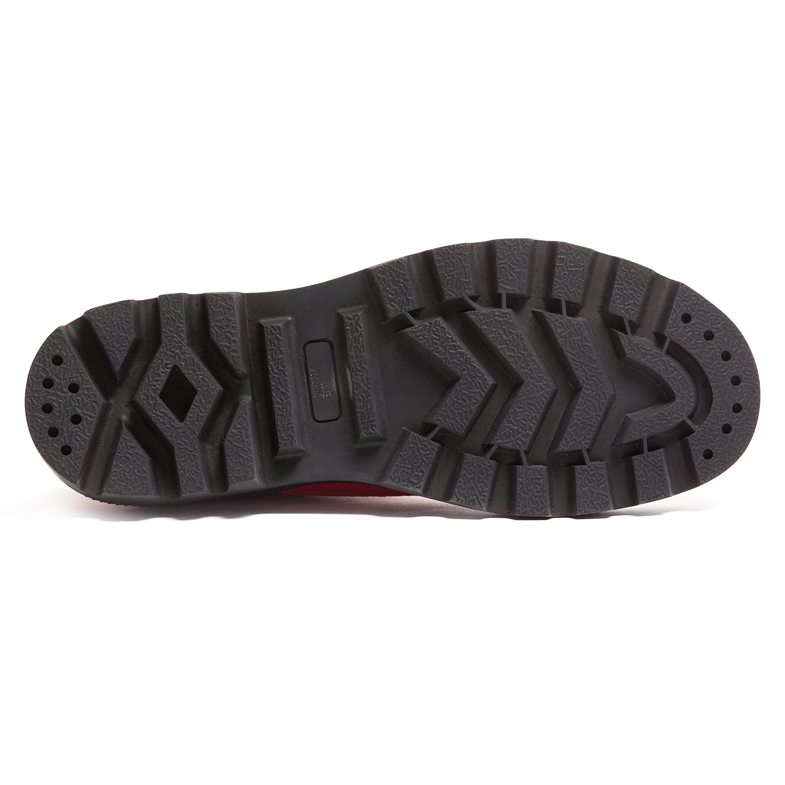 Love Moschino Red Lug Sole Embroidered Sneakers