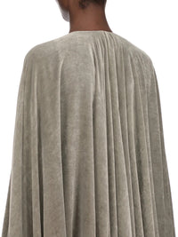 Rick Owens Women Cape - Dark Pearl Temple Bubble