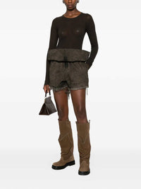 Rick Owens Women Ribbed Trousers