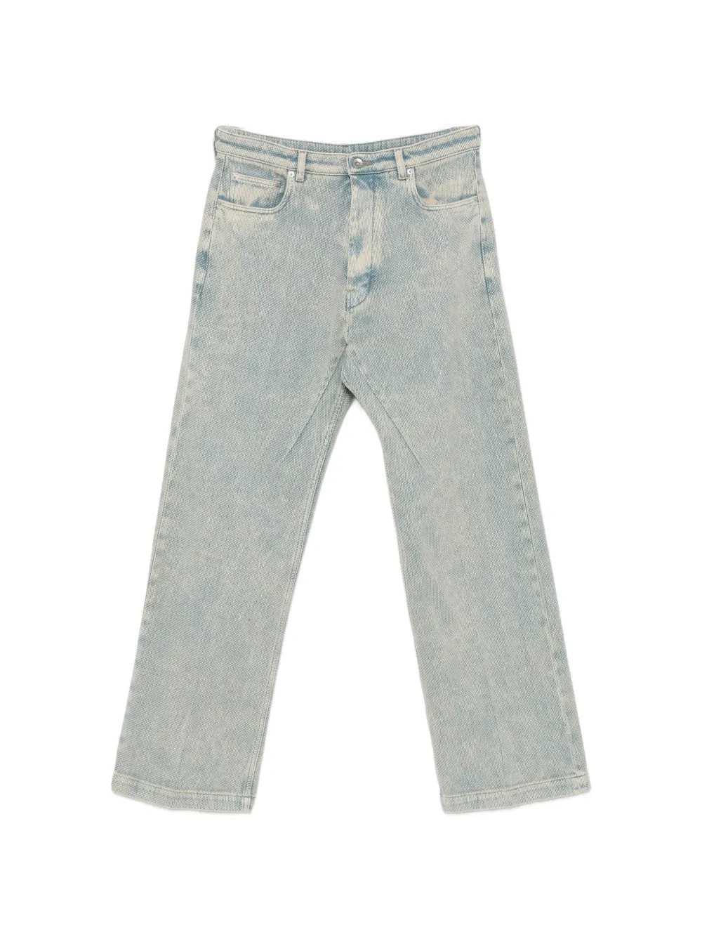 RICK OWENS Rick Owens Men Honeycomb-Textured Jeans