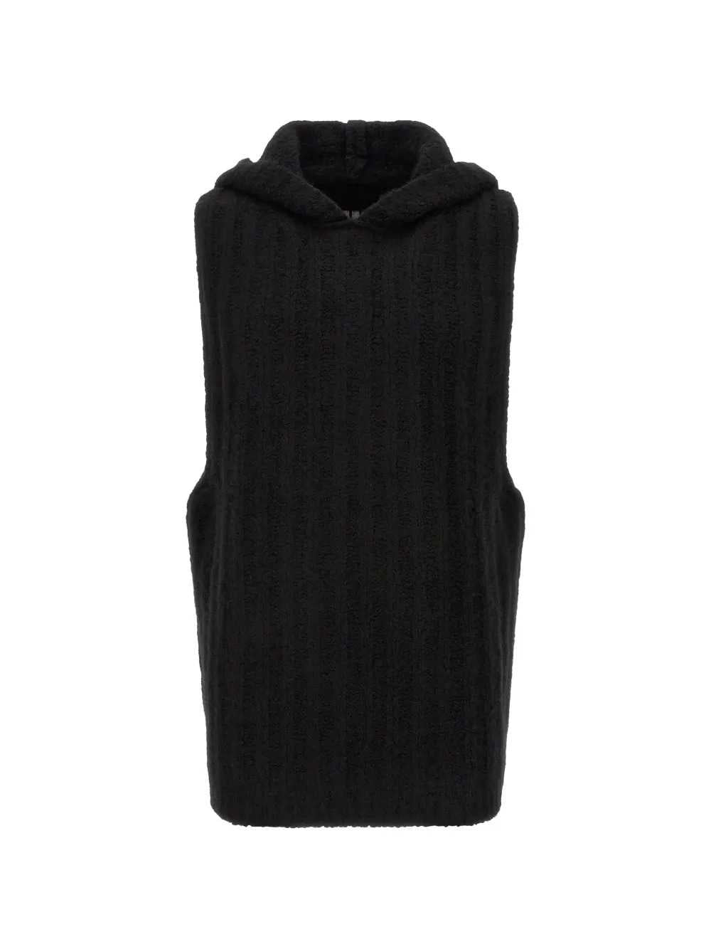 RICK OWENS Rick Owens Men Ribbed Hooded Tank Top