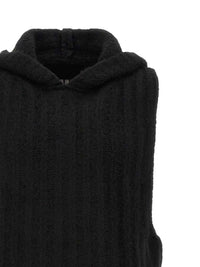 RICK OWENS Rick Owens Men Ribbed Hooded Tank Top