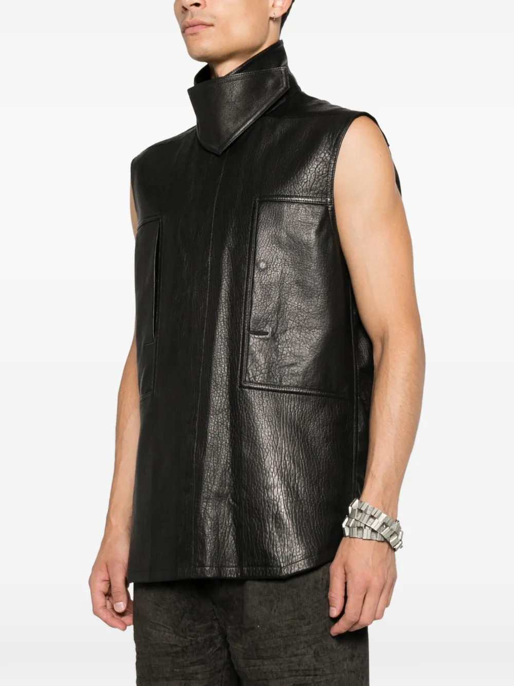 RICK OWENS Rick Owens Men High-Neck Jacket