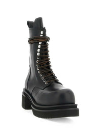 RICK OWENS Rick Owens Men Bogun Lace-Up Boots