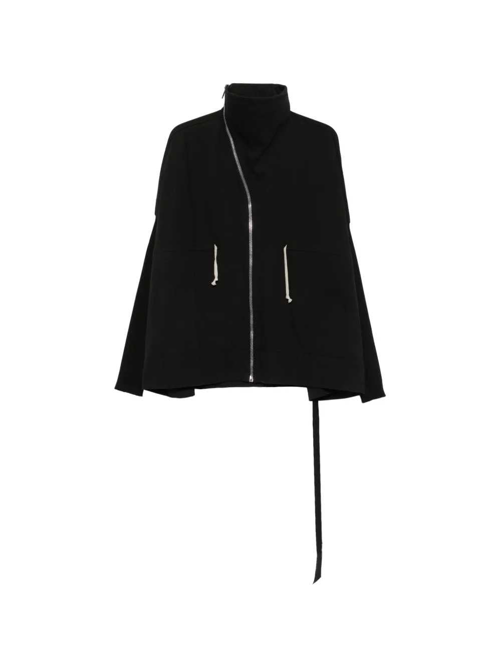 RICK OWENS DRKSHDW Rick Owens Drkshdw Women Asymmetric Zip Funnel-Neck Sweatshirt