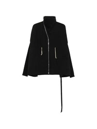 RICK OWENS DRKSHDW Rick Owens Drkshdw Women Asymmetric Zip Funnel-Neck Sweatshirt