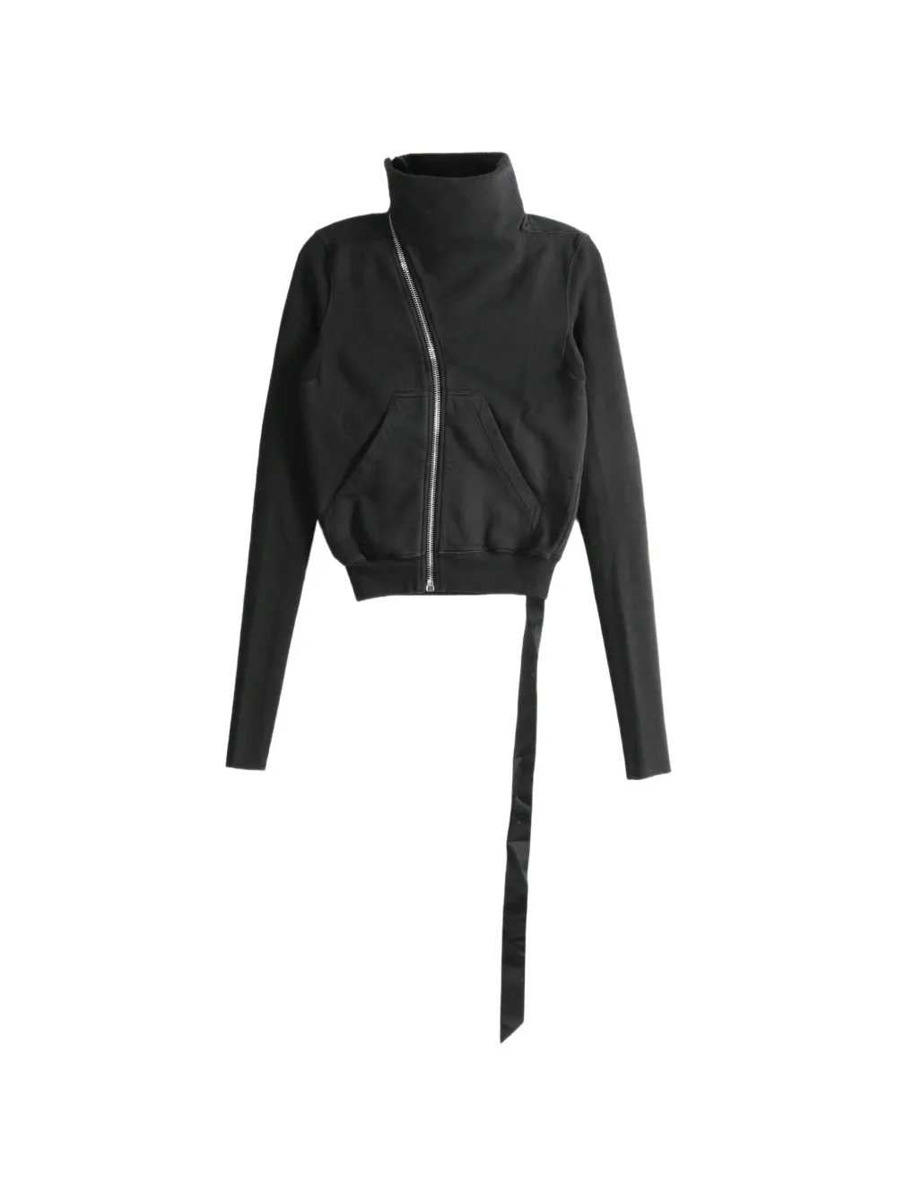 RICK OWENS DRKSHDW Rick Owens Drkshdw Women Mountain Sweat Asymmetric Zip Sweatshirt
