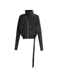 RICK OWENS DRKSHDW Rick Owens Drkshdw Women Mountain Sweat Asymmetric Zip Sweatshirt