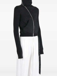 RICK OWENS DRKSHDW Rick Owens Drkshdw Women Mountain Sweat Asymmetric Zip Sweatshirt