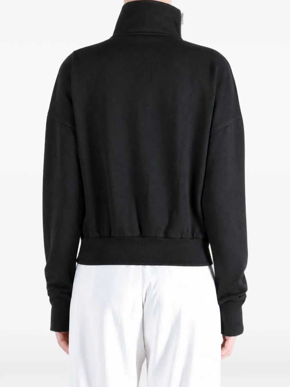RICK OWENS DRKSHDW Rick Owens Drkshdw Women Mountain Sweat Asymmetric Zip Sweatshirt