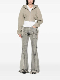 RICK OWENS DRKSHDW Rick Owens Drkshdw Women Fringed Flared Jeans