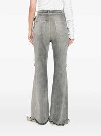 RICK OWENS DRKSHDW Rick Owens Drkshdw Women Fringed Flared Jeans