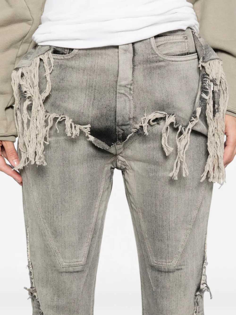 RICK OWENS DRKSHDW Rick Owens Drkshdw Women Fringed Flared Jeans
