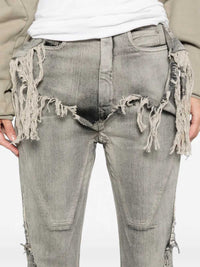 RICK OWENS DRKSHDW Rick Owens Drkshdw Women Fringed Flared Jeans
