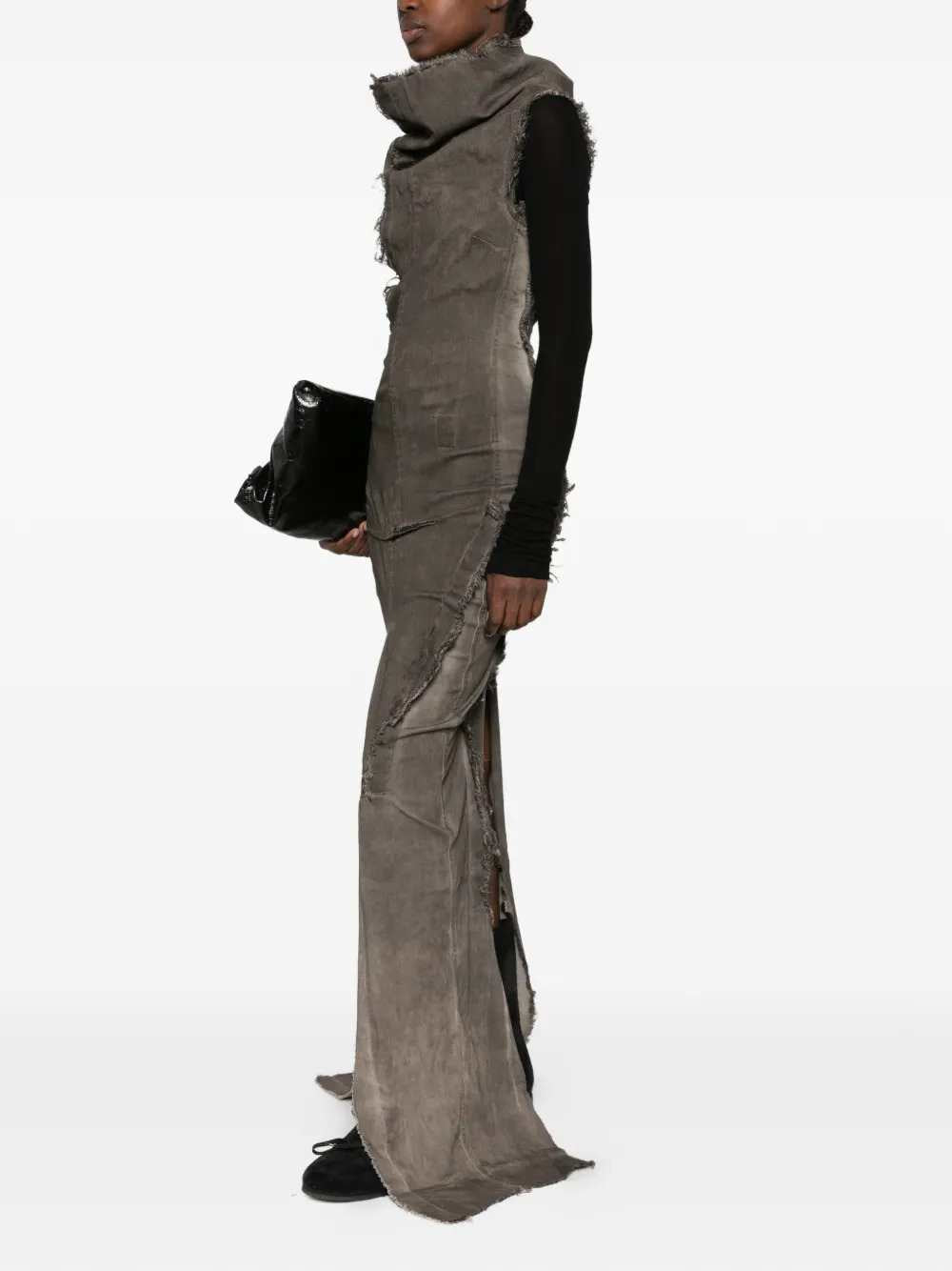 Rick Owens Drkshdw Women Distressed-Effect Panelled Dress