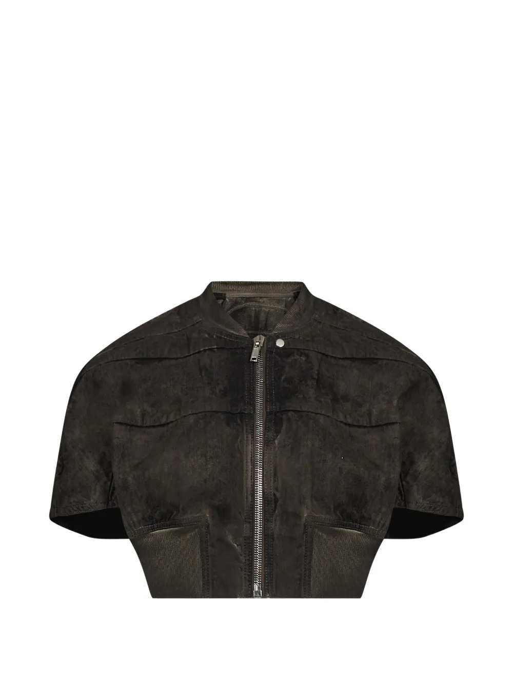 RICK OWENS DRKSHDW Rick Owens Drkshdw Women Tatlin Short-Sleeved Cropped Jacket
