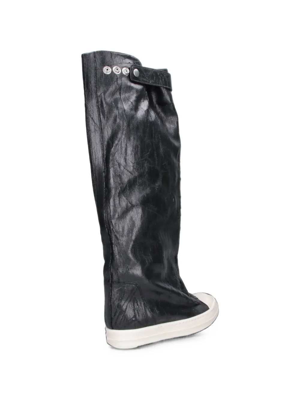 RICK OWENS DRKSHDW Rick Owens Drkshdw Women Tower Elephant Coated Canvas Boots