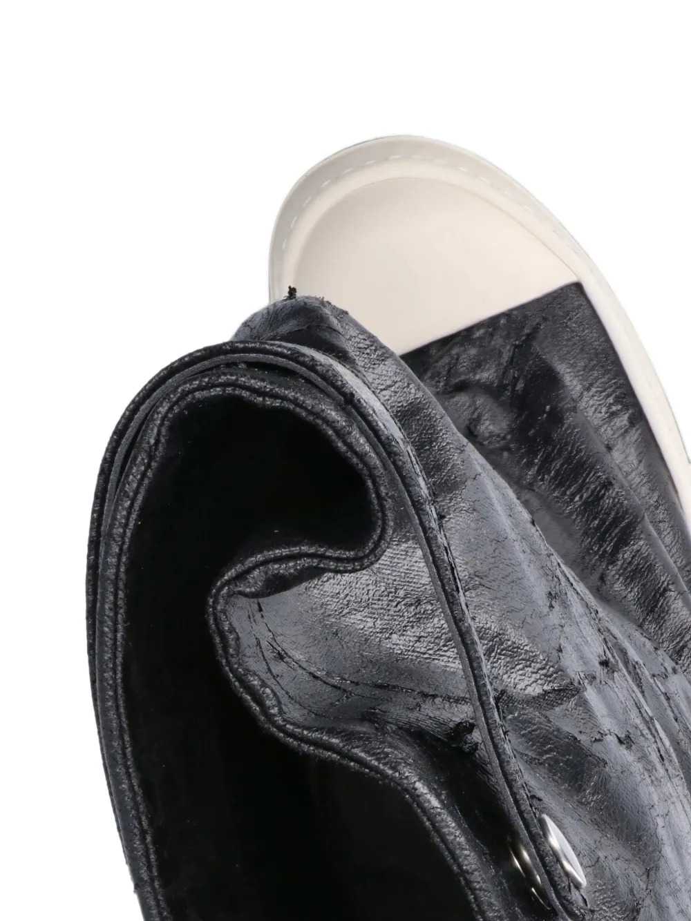 RICK OWENS DRKSHDW Rick Owens Drkshdw Women Tower Elephant Coated Canvas Boots