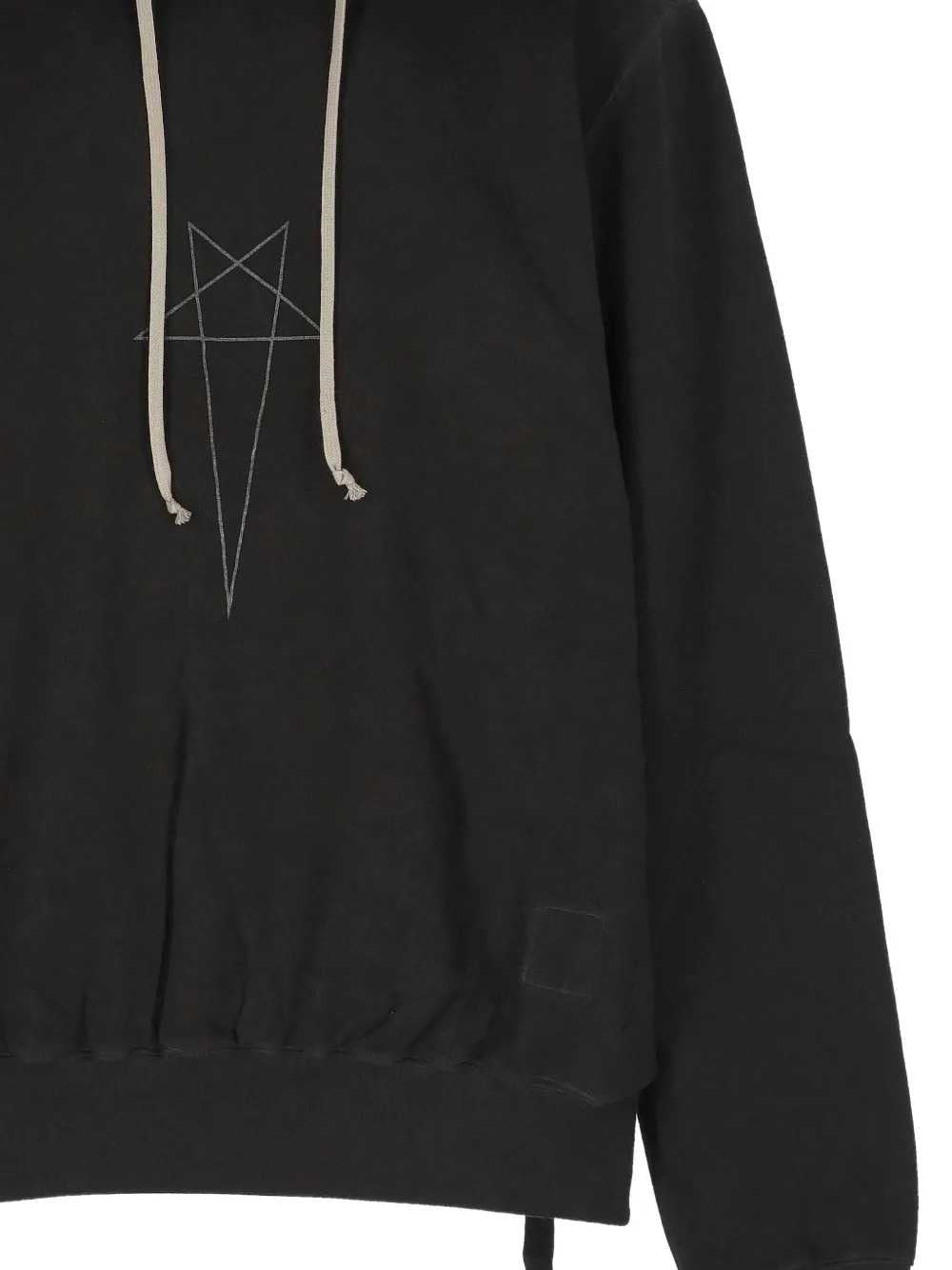 Rick Owens Drkshdw Men Pentagram-Print Hoodie
