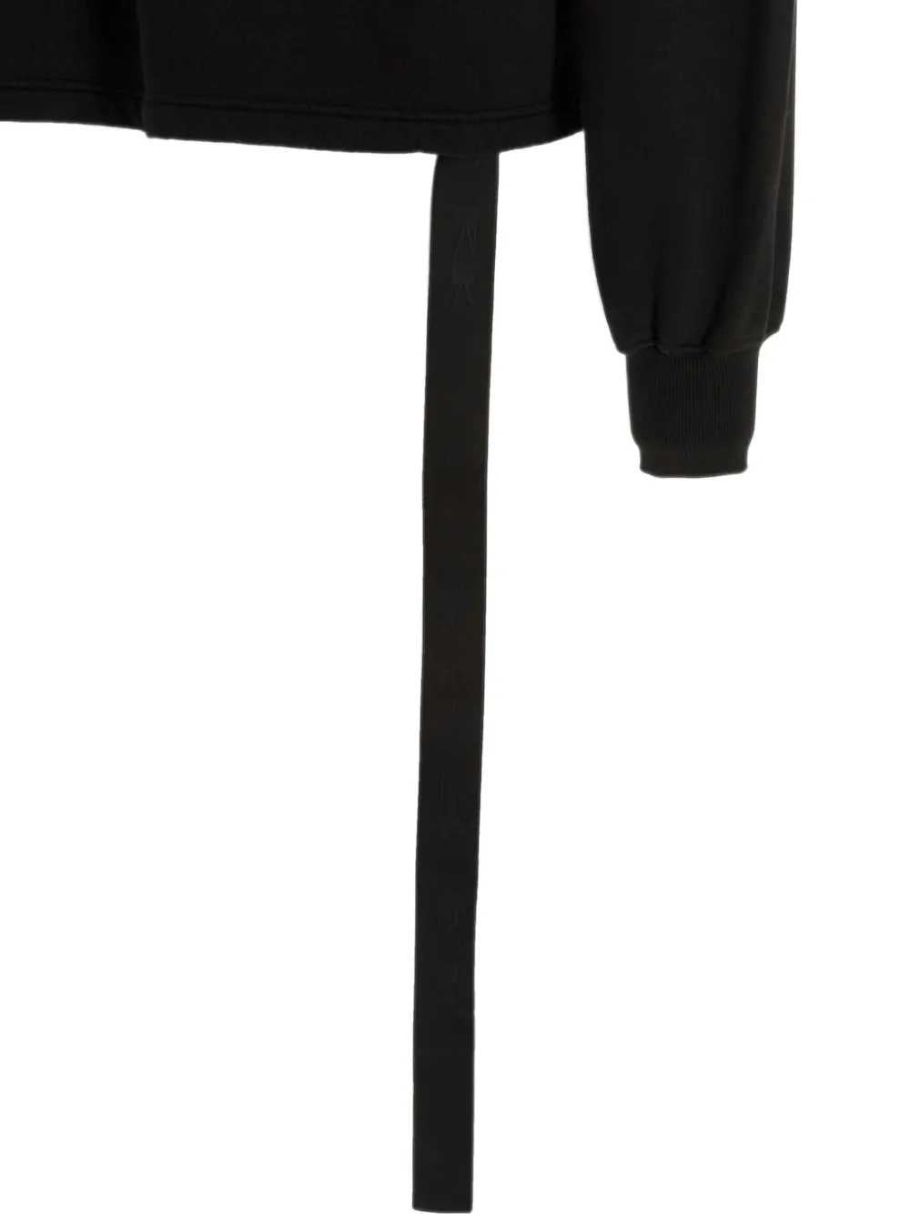 RICK OWENS DRKSHDW Rick Owens Drkshdw Men Asymmetric-Seam Hoodie